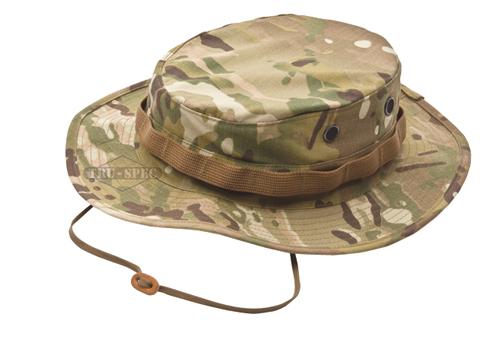 Tru-Spec Military Boonie Hat - 50/50 Nylon/Cotton Rip-Stop MultiCam 7-1/2 Large - Precision Shot Firearms