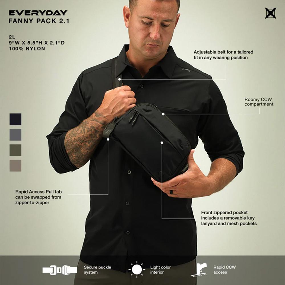 VertX Everyday Fanny Pack 2.1 Tan - Precision Shot Firearms