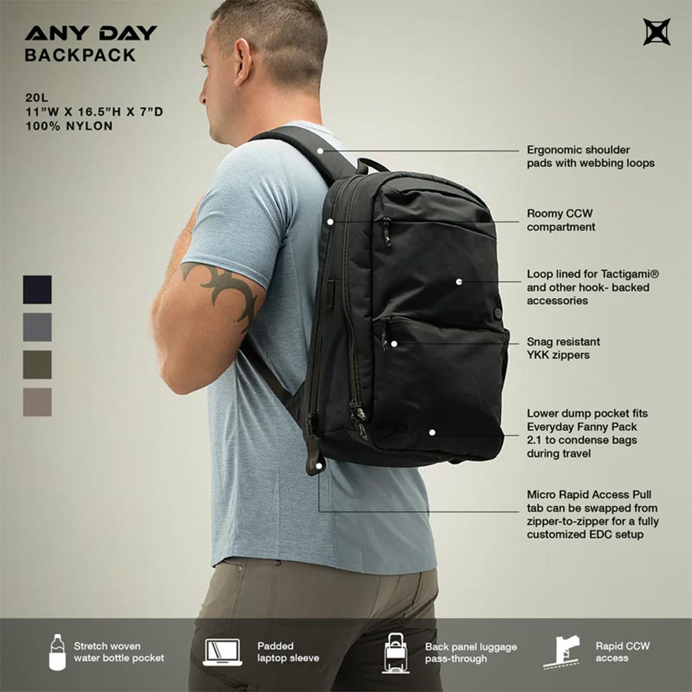 VertX Any Day Backpack Outpost Tan - Precision Shot Firearms