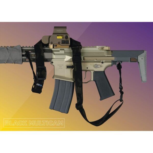 Q G-Sling Sling Black Multicam with Sling Devil Attachments - Precision Shot Firearms