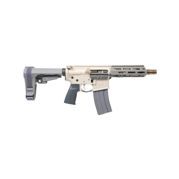 Q Sugar Weasel Handgun .300 BLk 30rd Magazine 7" 5/8x24 Threaded Barrel Grey with Brace - Precision Shot Firearms