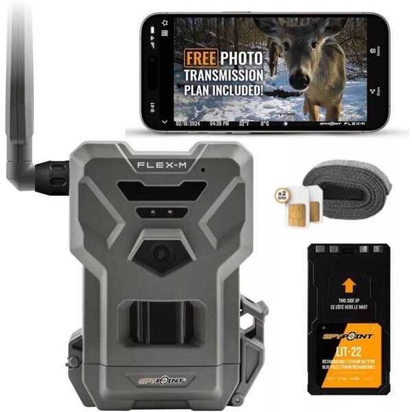 Spypoint FLEX-M Value Bundle | Camera - Battery Pack - 32GB MicroSD Card - Precision Shot Firearms