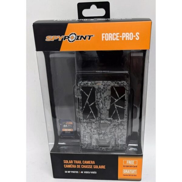 Spypoint FORCE-PRO-S 2.0 Solar Non-Cellular Camera - Precision Shot Firearms