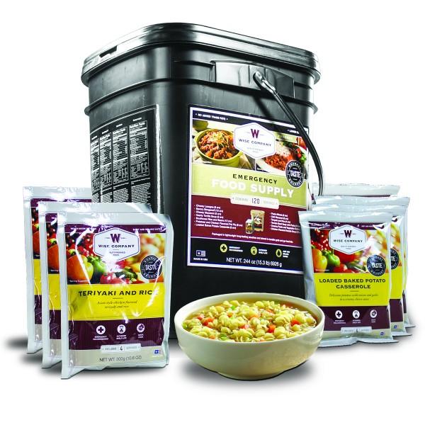 Wise Emergency Survival Food Entrees 120 Servings - Precision Shot Firearms