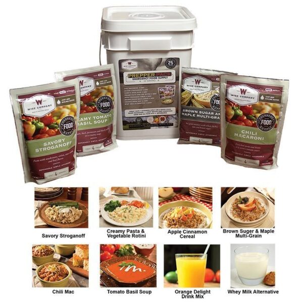 Wise Company 52-Serving Emergency Prepper Pack - Precision Shot Firearms