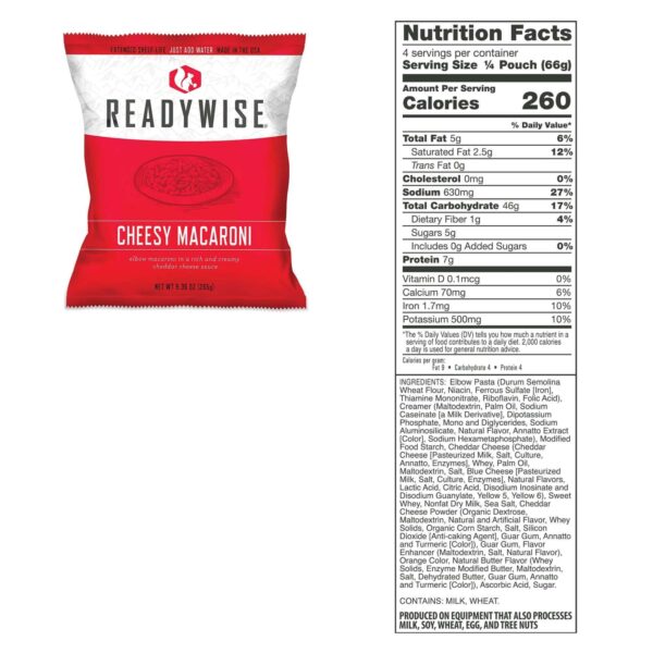 Readywise 7 Day Emergency Dry Bag Breakfast Entree Grab and Go 60 Servings - Precision Shot Firearms