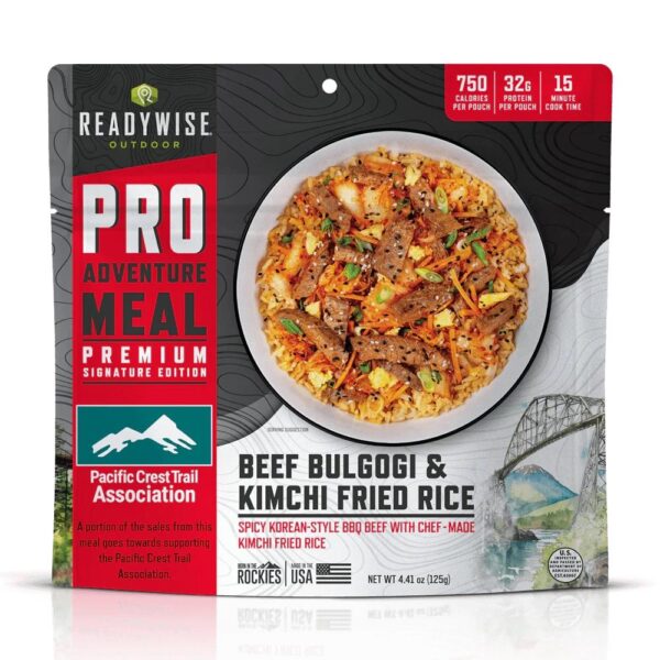 ReadyWise Outdoor Pro Meal Beef Bulgogi and Kimchi Fried Rice Single Pouch - Precision Shot Firearms