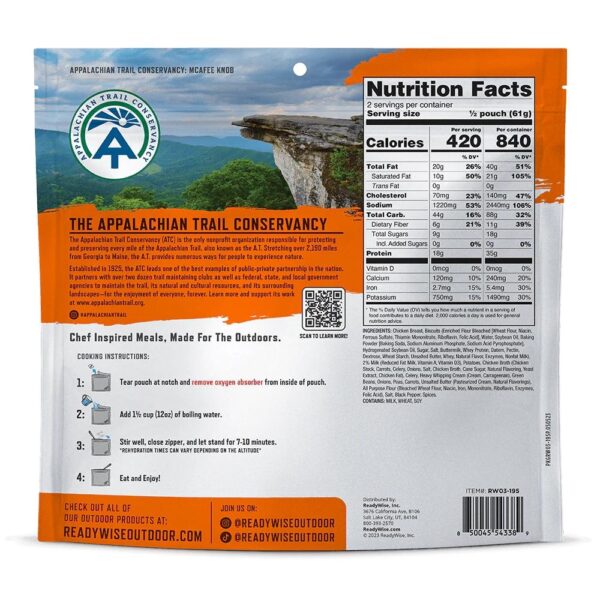 ReadyWise Outdoor Pro Meal Classic Chicken Pot Pie Single Pouch - Precision Shot Firearms