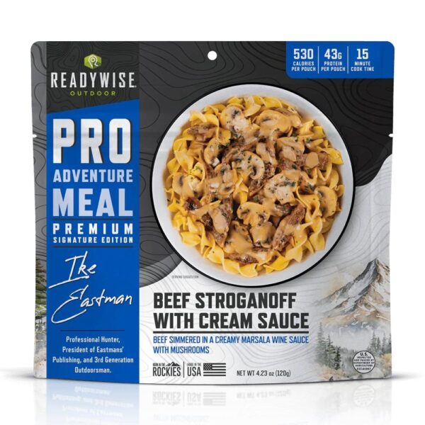 ReadyWise Outdoor ProMeal Beef Strog w/Mushroom CRM Sauce Single Pouch - Precision Shot Firearms