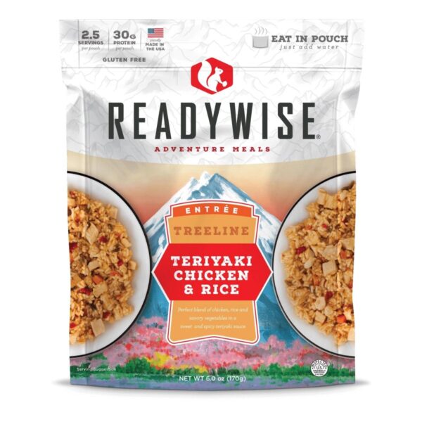 Readywise Treeline Teriyaki Chicken & Rice - 6 oz - Precision Shot Firearms