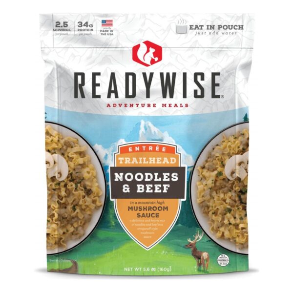 Readywise Trailhead Noodles & Beef - 5.6 oz - Precision Shot Firearms