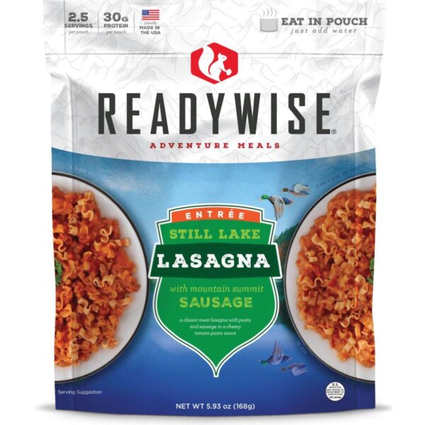 Readywise Still Lake Lasagna with Sausage - 5.93 oz - Precision Shot Firearms