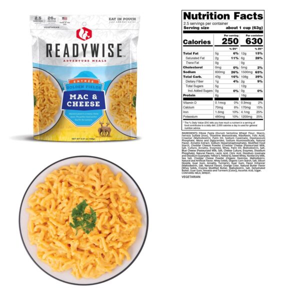 Readywise Golden Fields Mac & Cheese - 5.57 oz - Precision Shot Firearms
