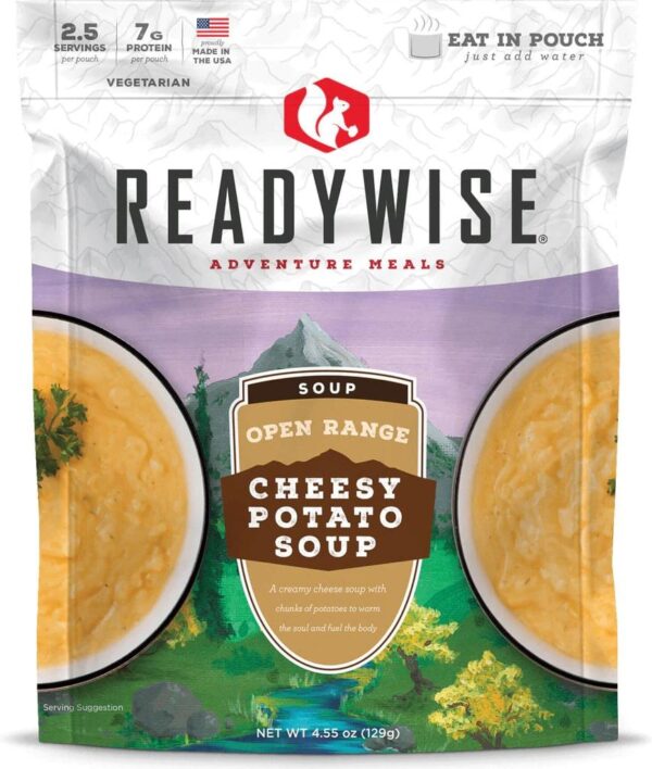 Readywise Open Range Cheesy Potato Soup - 4.55 oz - Precision Shot Firearms
