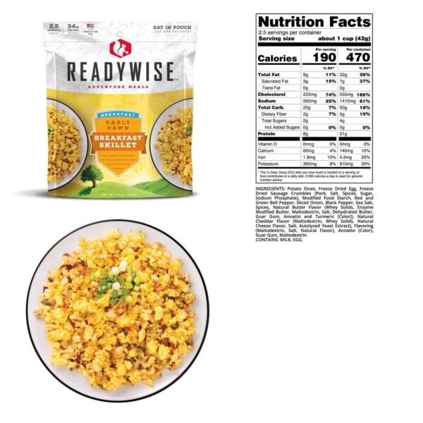 Readywise Early Dawn Egg Scramble - 3.74 oz - Precision Shot Firearms