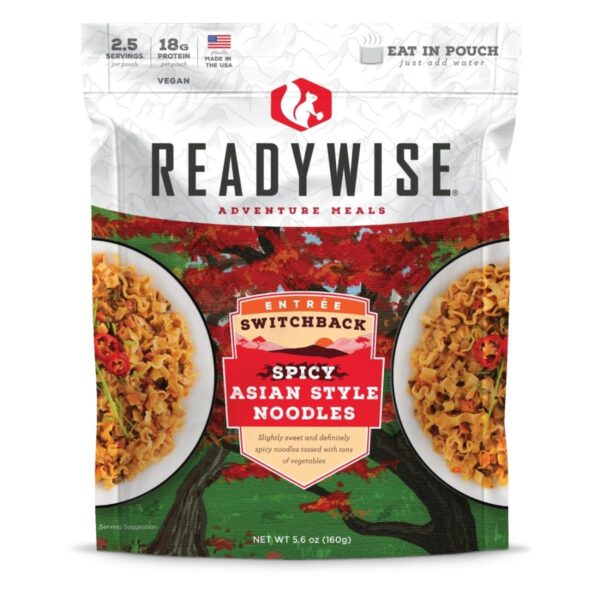 Readywise Switchback Spicy Asian Style Noodles - 5.6 oz - Precision Shot Firearms