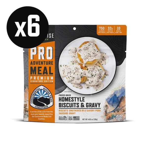 Readywise Homestyle Biscuits and Gravy Signature Edition Pro Meal 6/ct - Precision Shot Firearms