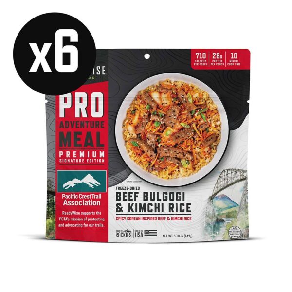 ReadywiseBeef Bulgogi & Kimchi Fried Rice Signature Edition Pro Meal 6/ct - Precision Shot Firearms