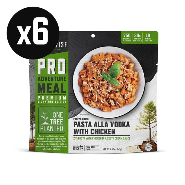 Readywise Pasta Alla Vodka with Chicken Signature Edition Pro Meal 6/ct - Precision Shot Firearms