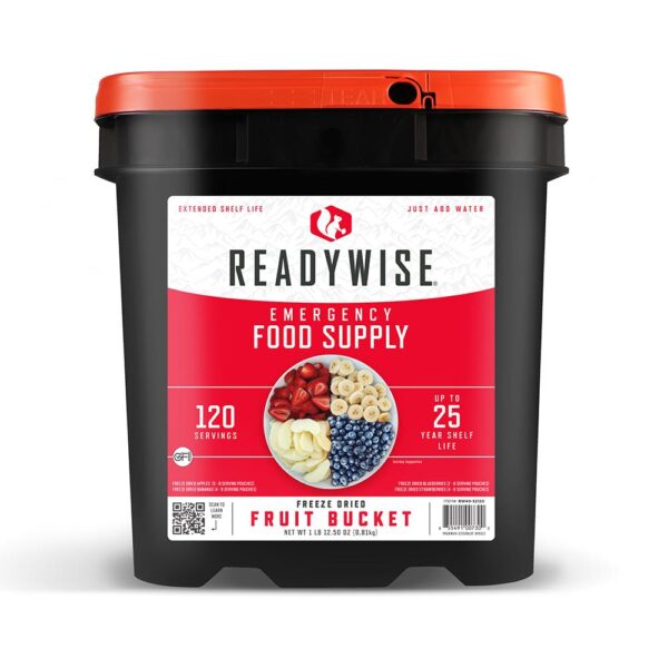 Readywise Freeze Dried Fruit Bucket 120 Servings - Precision Shot Firearms