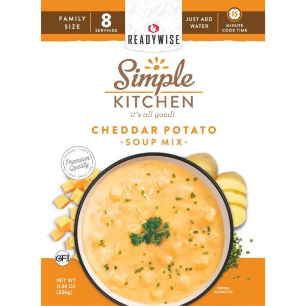 Readywise Simple Kitchen Cheddar Potato Soup Single Pouch - Precision Shot Firearms