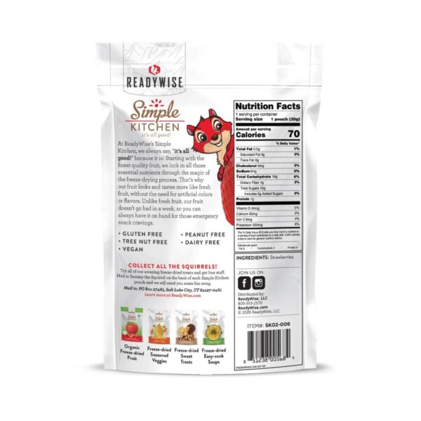 Readywise Simple Kitchen Strawberries 0.7 oz - Precision Shot Firearms