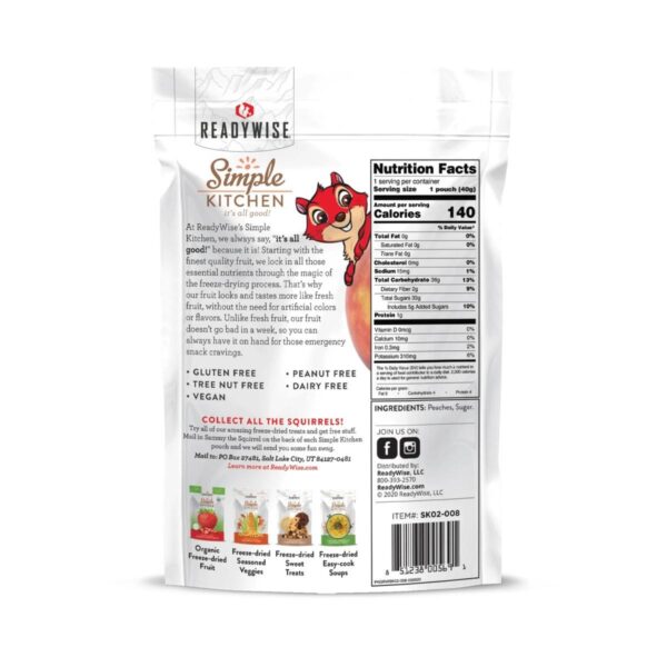 Readywise Simple Kitchen Peaches 1.4 oz - Precision Shot Firearms