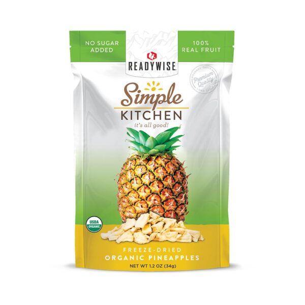 Readywise Organic Freeze Dried Pineapple - Precision Shot Firearms