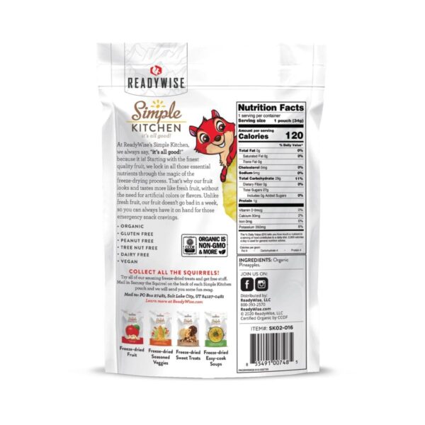 Readywise Organic FD Pineapple 1.2 oz - Precision Shot Firearms