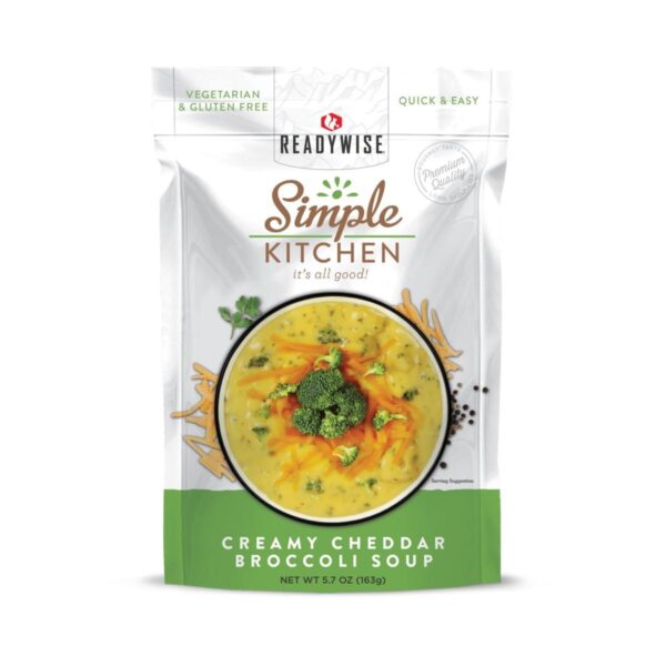 Readywise Simple Kitchen Creamy Cheddar Broccoli Soup - 5.7 oz - Precision Shot Firearms