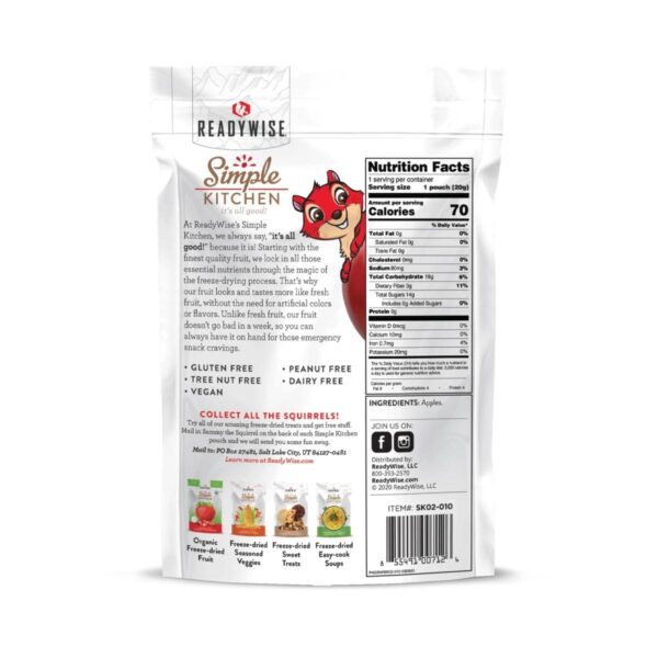 Readywise Simple Kitchen Sweet Apples - 0.7 oz - Precision Shot Firearms