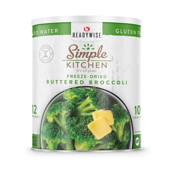 Readywise Freeze-Dried Buttered Broccoli 20 Serving - Precision Shot Firearms
