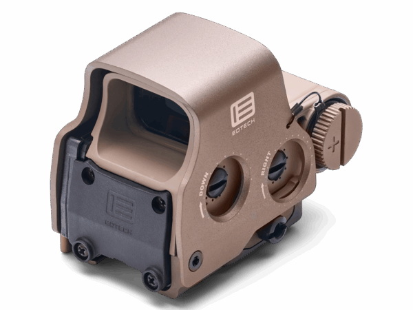 EOTech HWS EXPS3 Holographic Weapon Sight - Night Vision Compatible- -2 68 MOA Ring w/ (2) 1 MOA Dots - Tan - Precision Shot Firearms