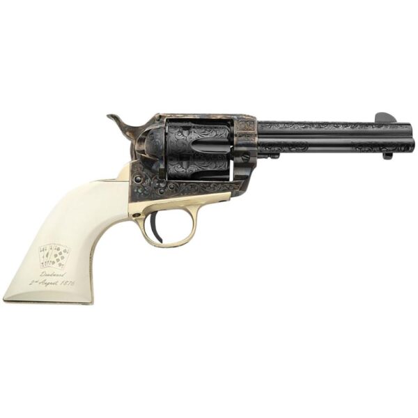 Pietta Great Western II Dead Man's Hand Handgun .357 Mag 6rd Capacity 4.75" Barrel Aces and Eights Grip - Precision Shot Firearms