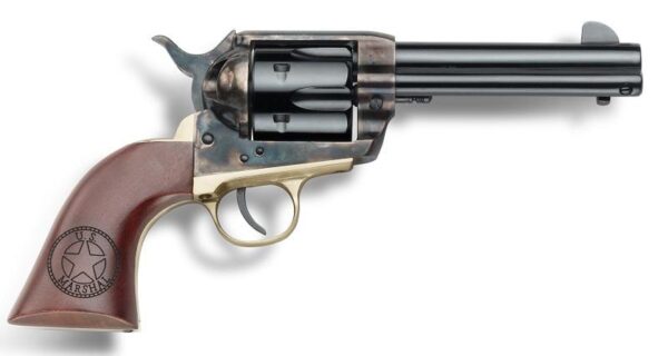 Pietta 1873 US Marshall Handgun .357 Mag 6rd Capacity 4.75" Barrel Engraved Walnut Grips - Precision Shot Firearms