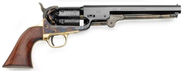 Pietta 1851 Navy Percussion Revolover .44 cal 7-1/2" BBL Case Hardened Walnut Grips - Precision Shot Firearms