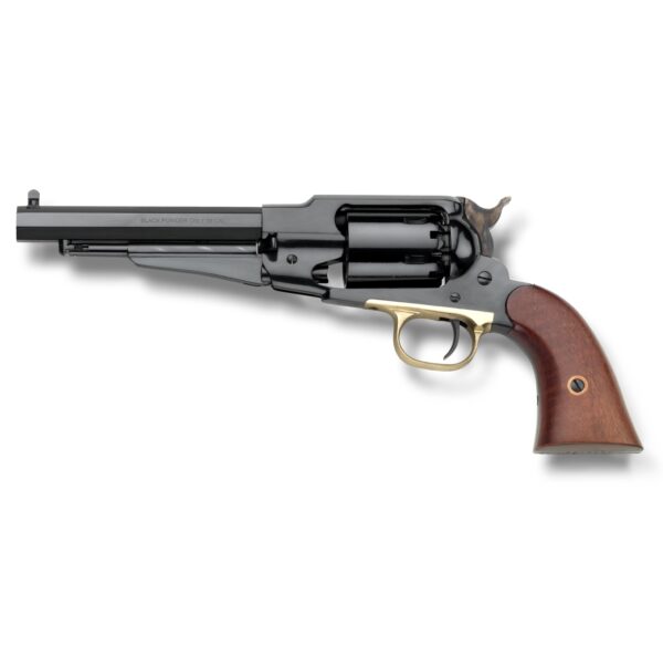 Pietta 1858 Remington Steel Frame Blued/ Walnut Grips - .36 cal 6-1/2" - Precision Shot Firearms