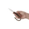 CRKT Biwa Fixed Drop Point Knife 3" Blade Brown Black - Precision Shot Firearms
