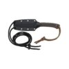 CRKT Biwa Fixed Drop Point Knife 3" Blade Brown Black - Precision Shot Firearms