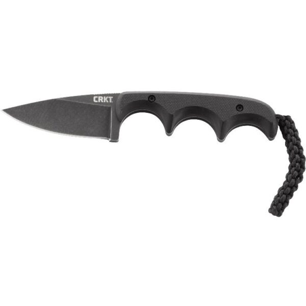 CRKT Minimalist Black Fixed Knife 2-1/8" Drop Point Blade Black - Precision Shot Firearms