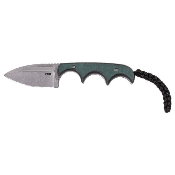 CRKT Minimalist Spear Point Fixed Knife 2-1/8" Spear Point Blade Green - Precision Shot Firearms