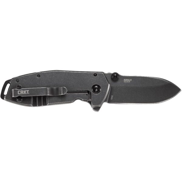 CRKT Squid Assisted Black Folding Knife Assisted Opening 2 3/8" Blade Black - Precision Shot Firearms