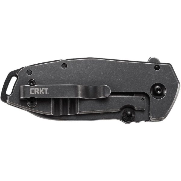 CRKT Squid Assisted Black Folding Knife Assisted Opening 2 3/8" Blade Black - Precision Shot Firearms