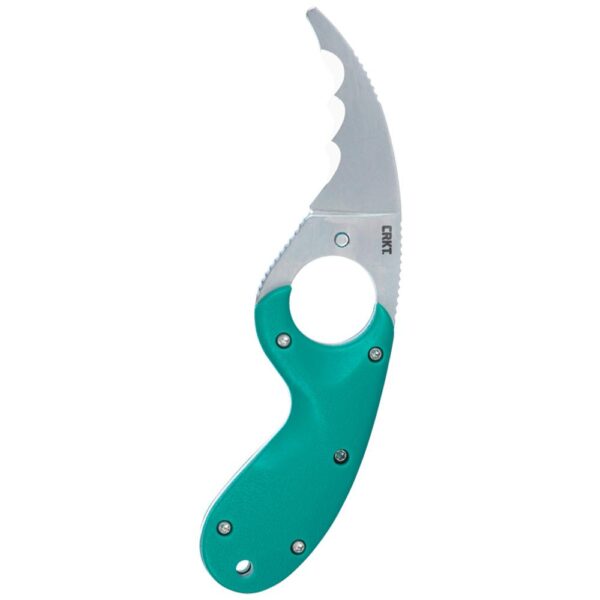 CRKT Bear Claw Fixed Knife 2-2/5" Hawkbill Blade Green - Precision Shot Firearms