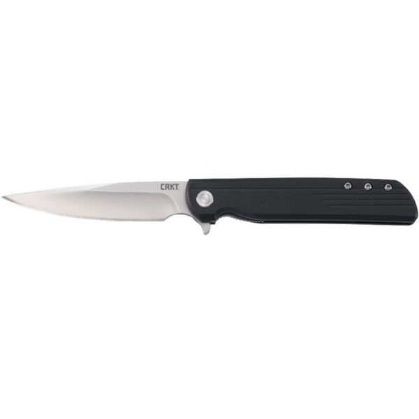 CRKT LCK+ Folding Knife Assisted Opening 3 1/3" Blade Black - Precision Shot Firearms