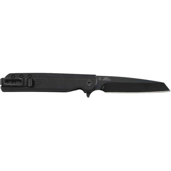 CRKT LCK + Tanto Blackout Folding Knife Assisted Opening 3 1/4" Blade Black - Precision Shot Firearms