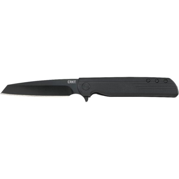 CRKT LCK + Tanto Blackout Folding Knife Assisted Opening 3 1/4" Blade Black - Precision Shot Firearms