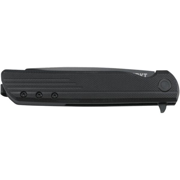 CRKT LCK + Tanto Blackout Folding Knife Assisted Opening 3 1/4" Blade Black - Precision Shot Firearms