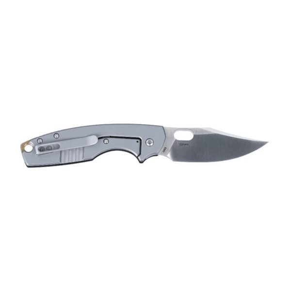 CRKT Pilar IV Folding Knife 3-1/10" Clip Point Blade Black and Silver - Precision Shot Firearms