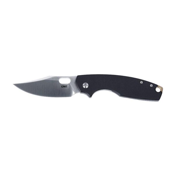 CRKT Pilar IV Folding Knife 3-1/10" Clip Point Blade Black and Silver - Precision Shot Firearms